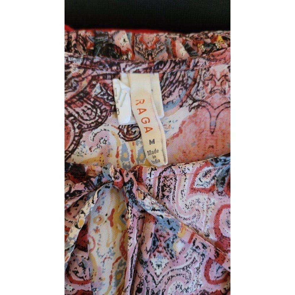 Anthropologie Raga Woman's Medium Evalona Paisley Top - Picture 4 of 9